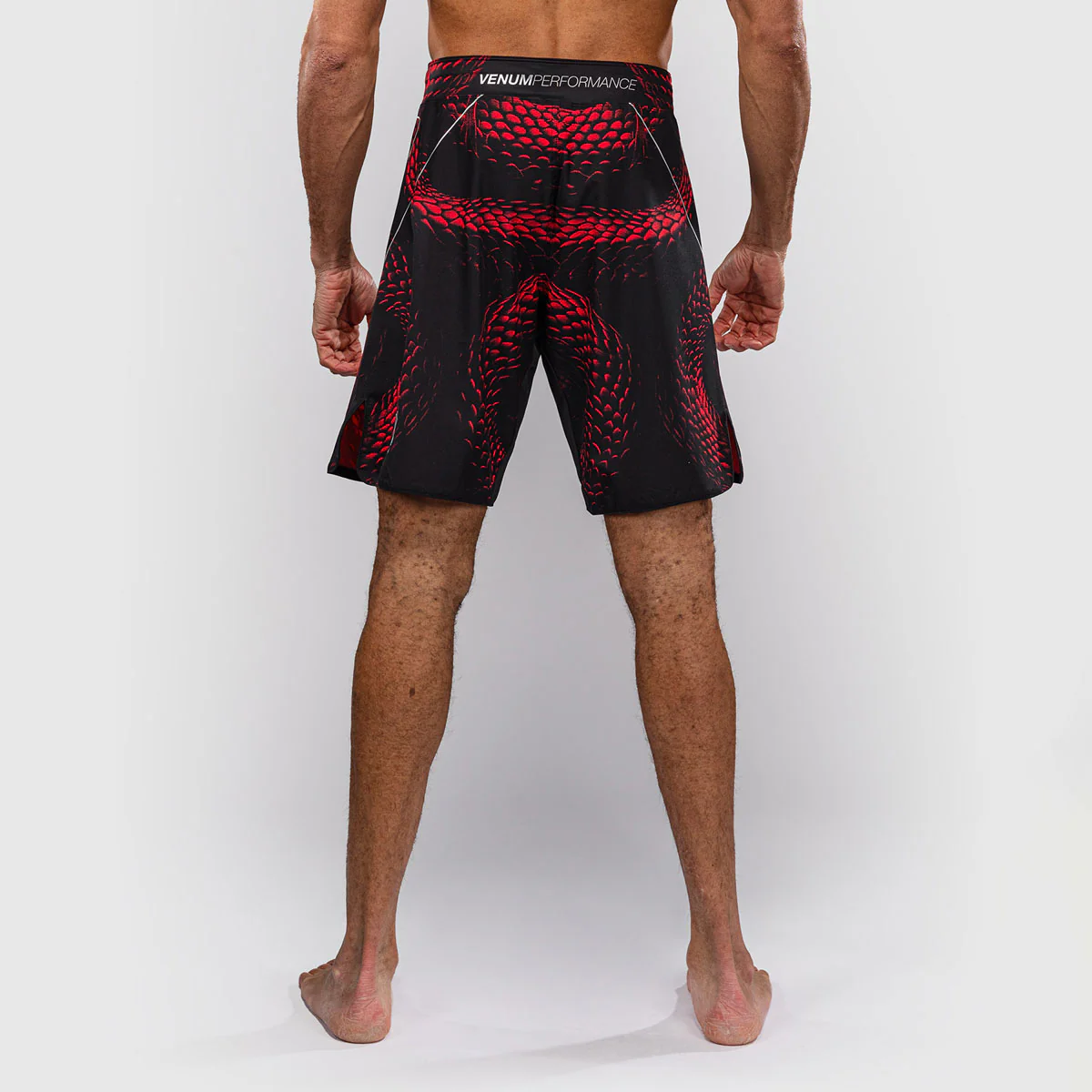 Pantalones MMA Venum Matupa Negro-rojo - Imagen 4