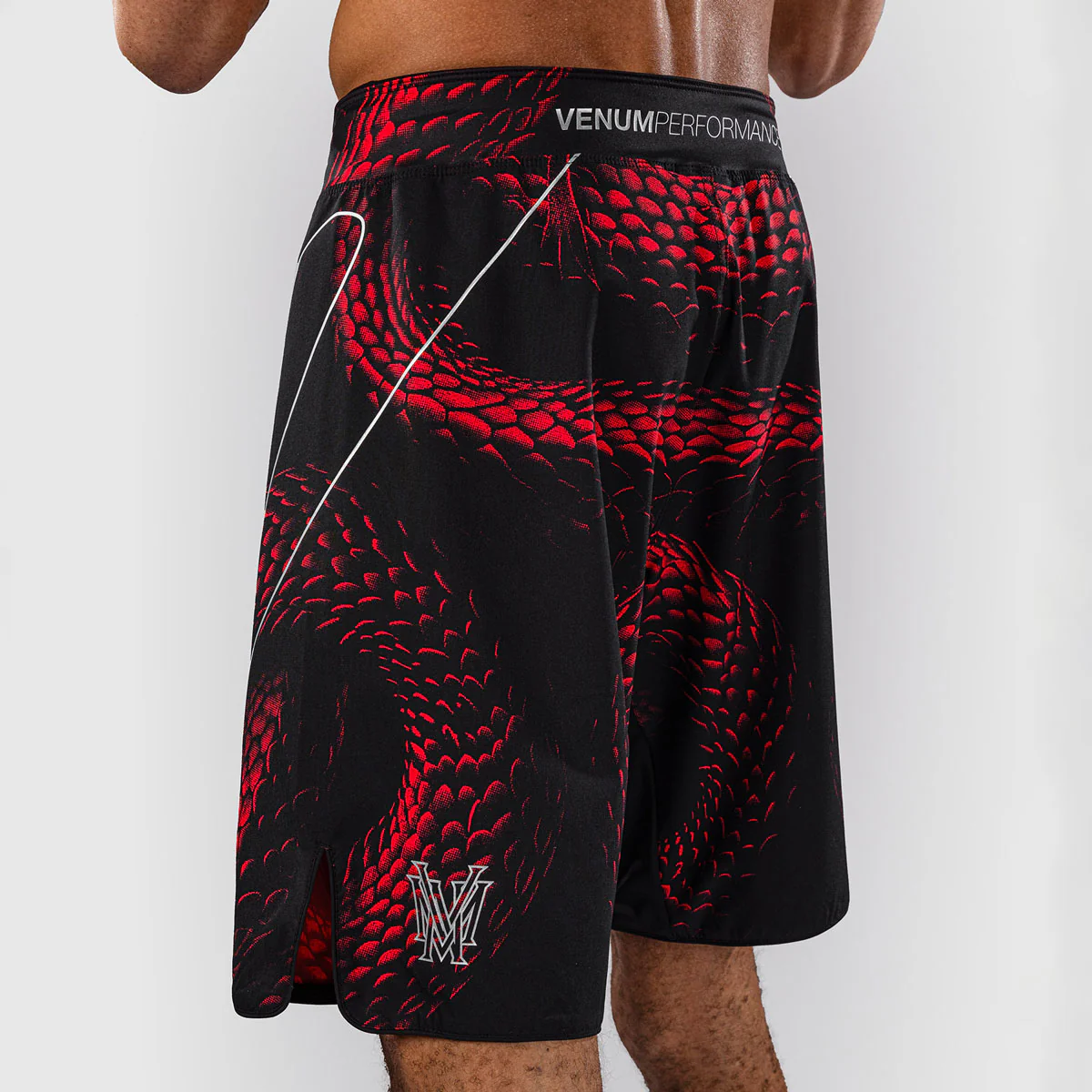 Pantalones MMA Venum Matupa Negro-rojo - Imagen 6