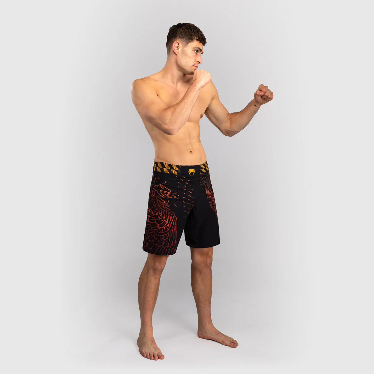 Pantalones MMA Venum Quetzal Fury Negro-rojo - Imagen 5