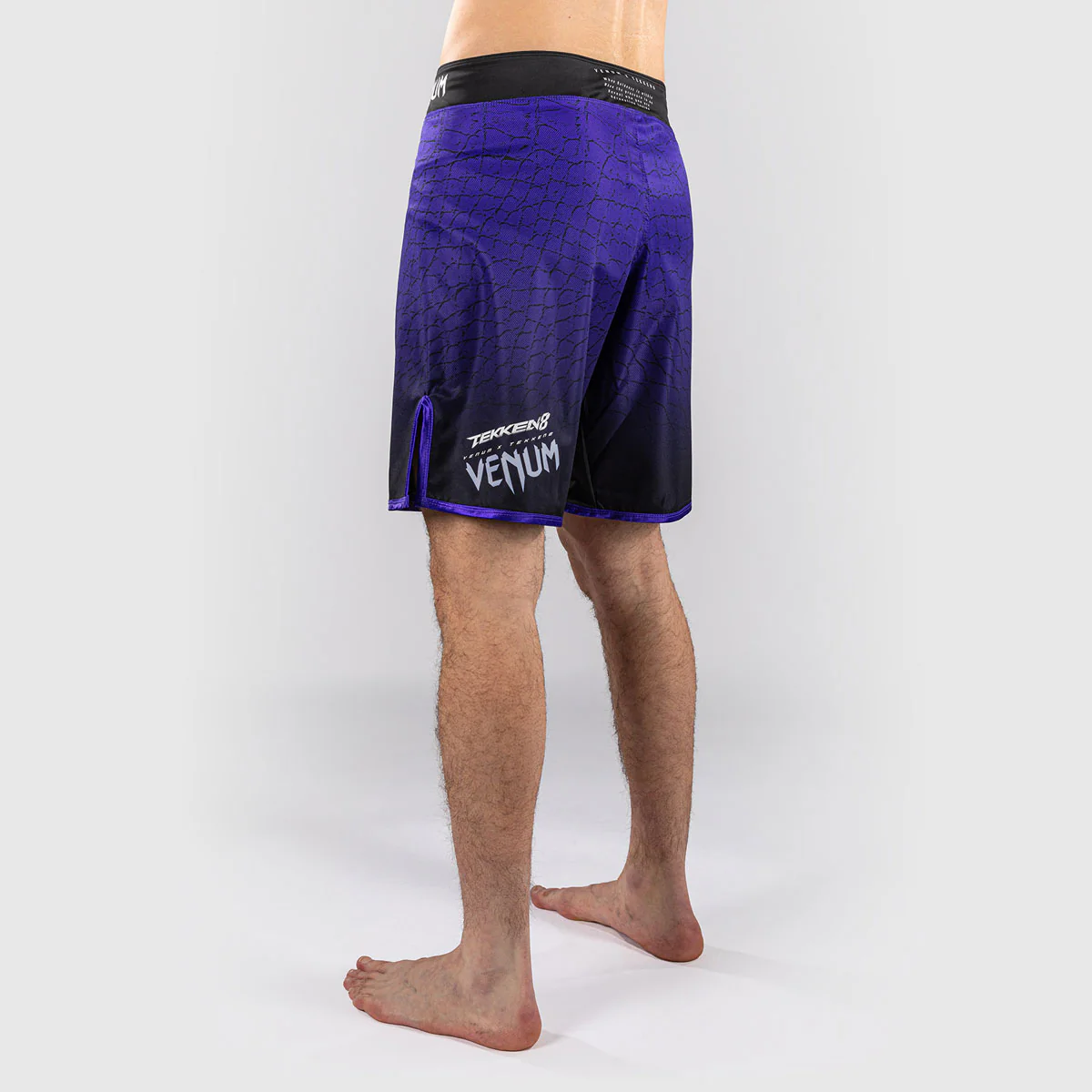 Pantalones MMA Venum Tekken 8 Kazuya Negro-violeta - Imagen 5