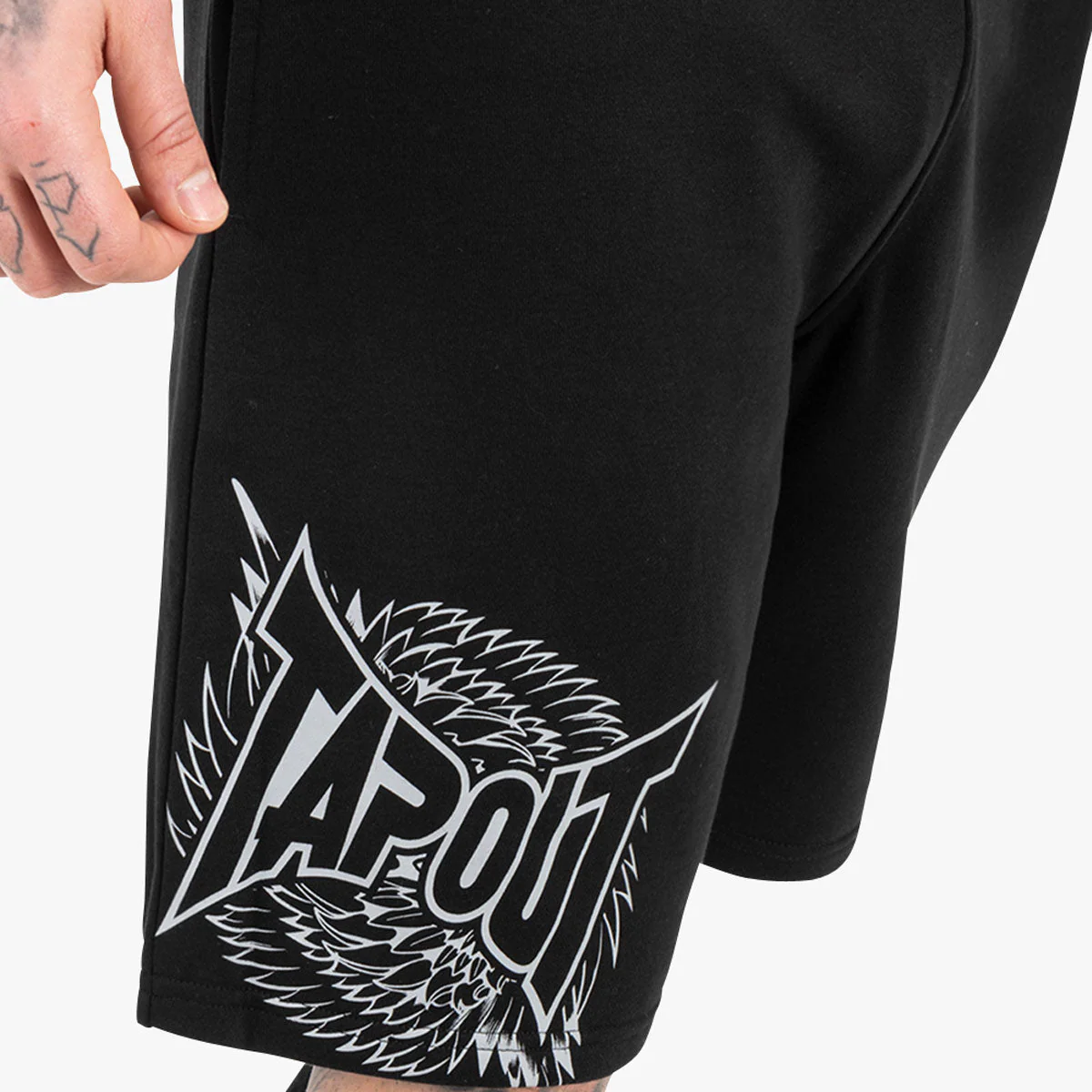 Pantalones cortos Tapout Spirit Short Negro - Imagen 5