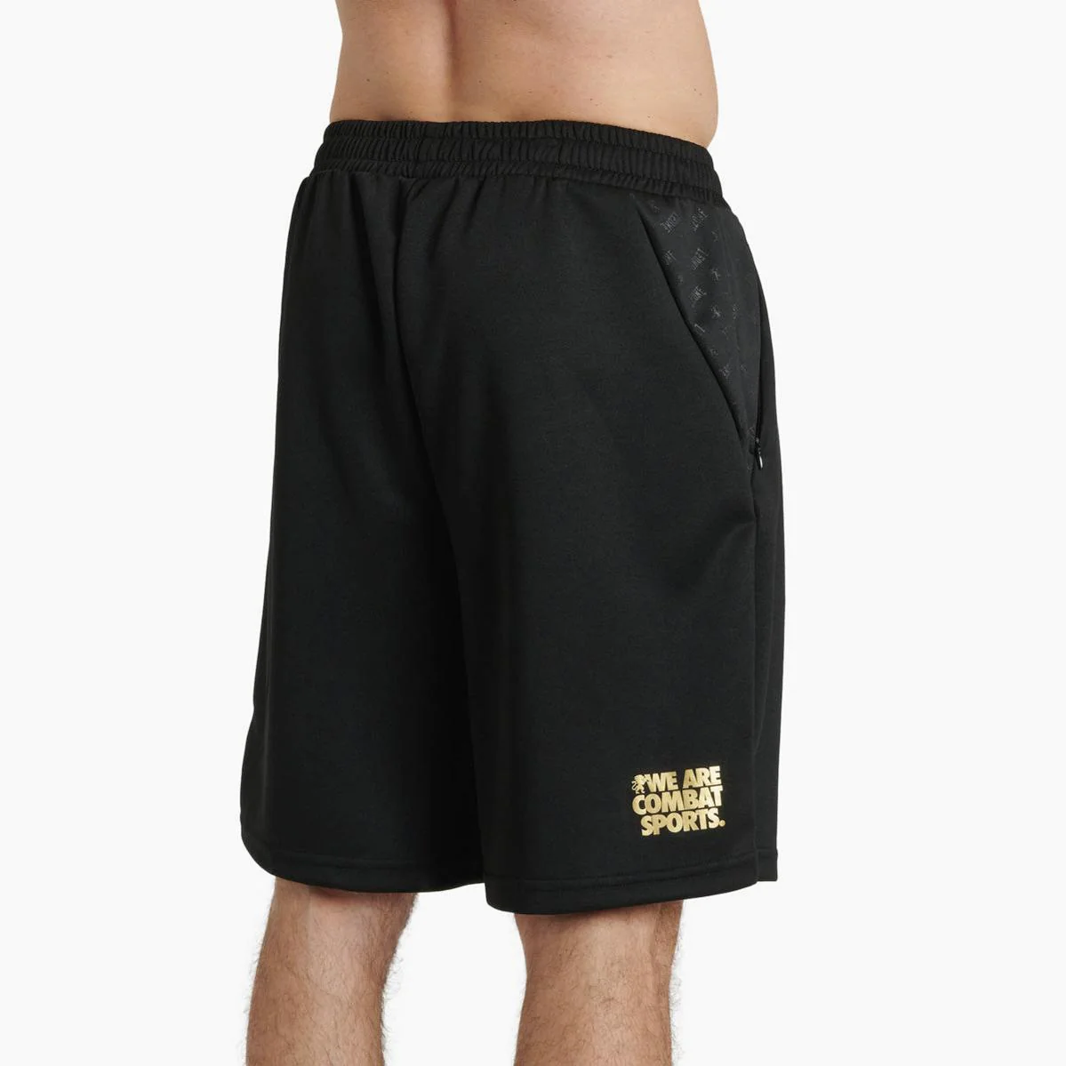Pantalones cortos de entrenamiento Leone DNA Premium ABX723 Negro - Imagen 3