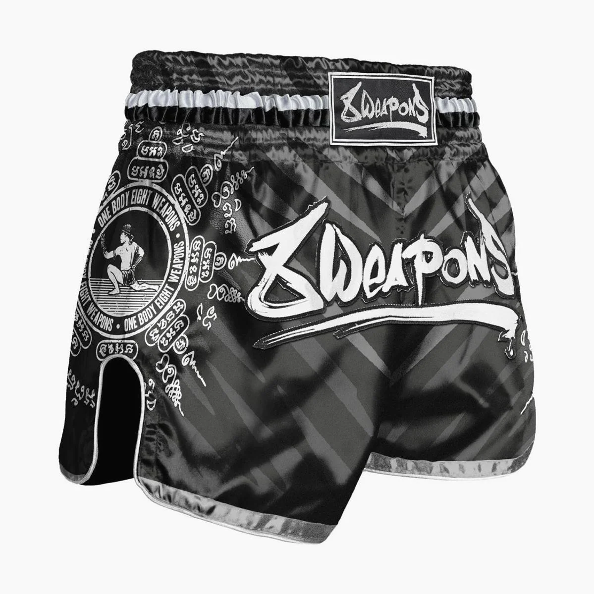 Pantalones cortos kick-tailandés 8 Weapons 8 Maneras Yant