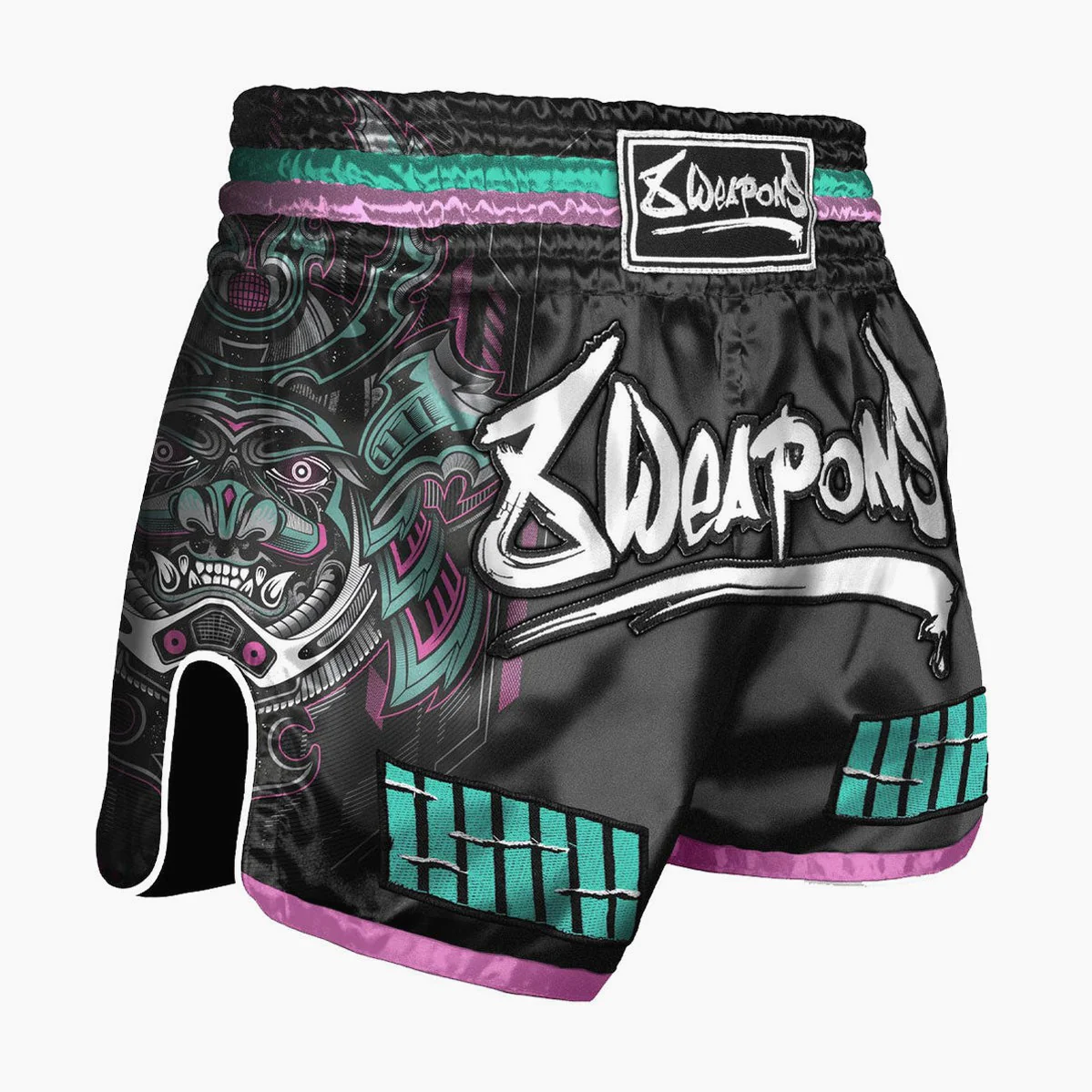 Pantalones kick-thai 8 Weapons Samurai 2.0 Cibernético