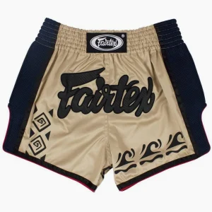 Pantalones kick-thai Fairtex BS1713 Caqui