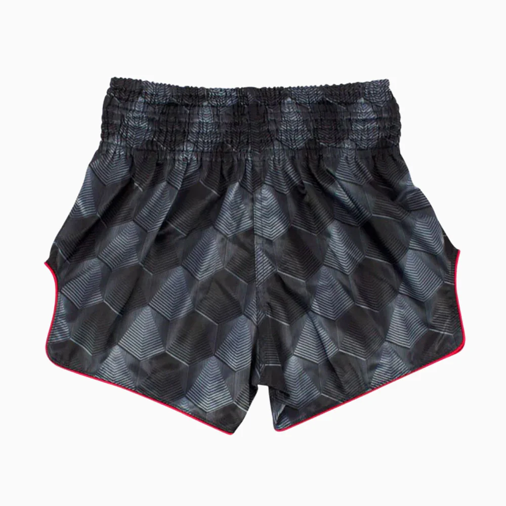 Pantalones kick-thai Fairtex BS1901 Stealth Negro - Imagen 6