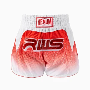 Pantalones cortos kick-thai RWS x Venum 2.0 Blanco-rojo