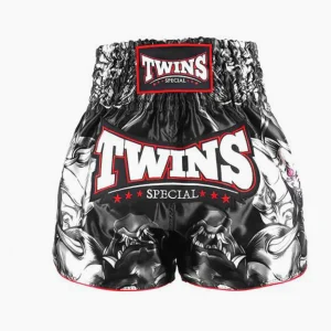 Pantalones kick-thai Twins Special Kabuki Negro