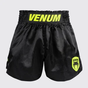 Pantalones cortos kick-tailandés Venum Classic Evo Negro-amarillo