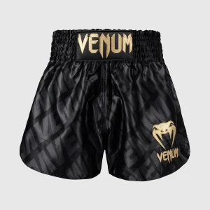 Pantalones cortos kick-tailandés Venum Contender XT Negro-oro