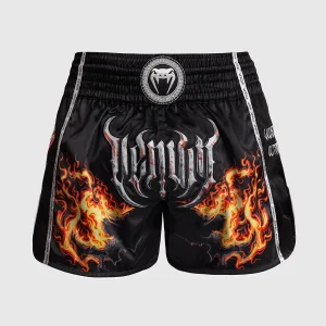 Pantalones kick-thai Venum Gladiator 5.0 Negro-Naranja