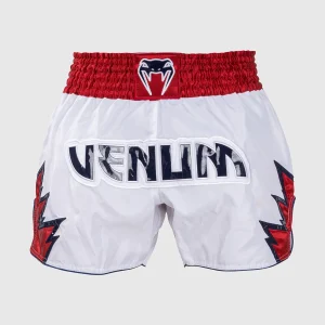 Pantalones kick-thai Venum Infierno Blanco-rojo