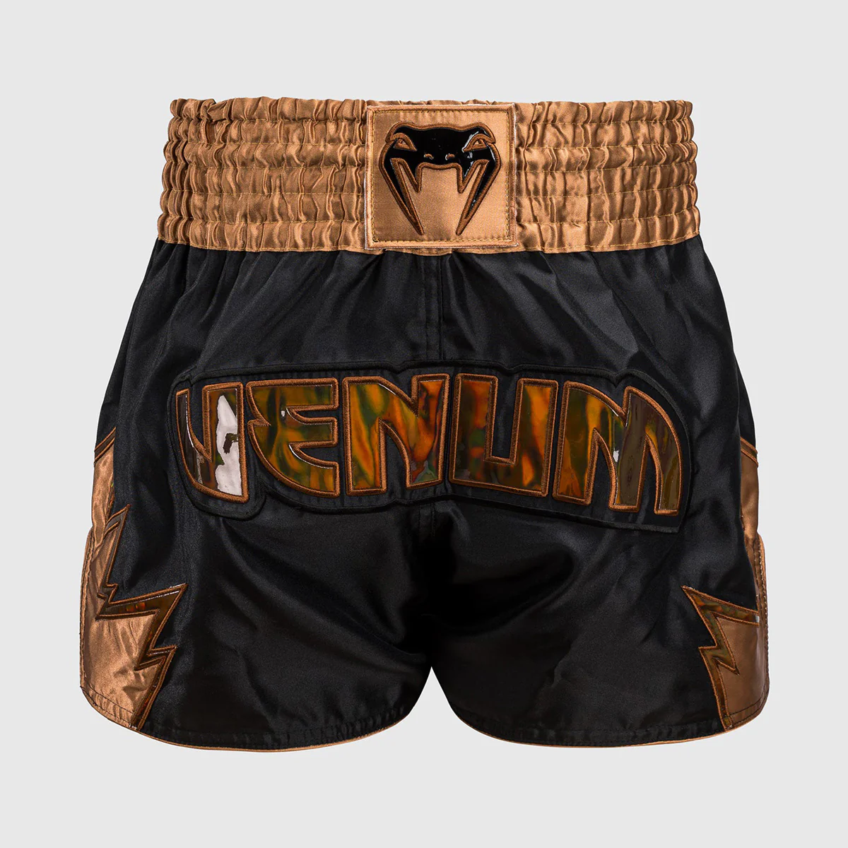Pantalones kick-thai Venum Infierno Negro-bronce