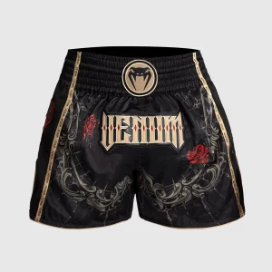 Pantalones kick-thai Venum Santa Muerte 5.0 Negro-Oro