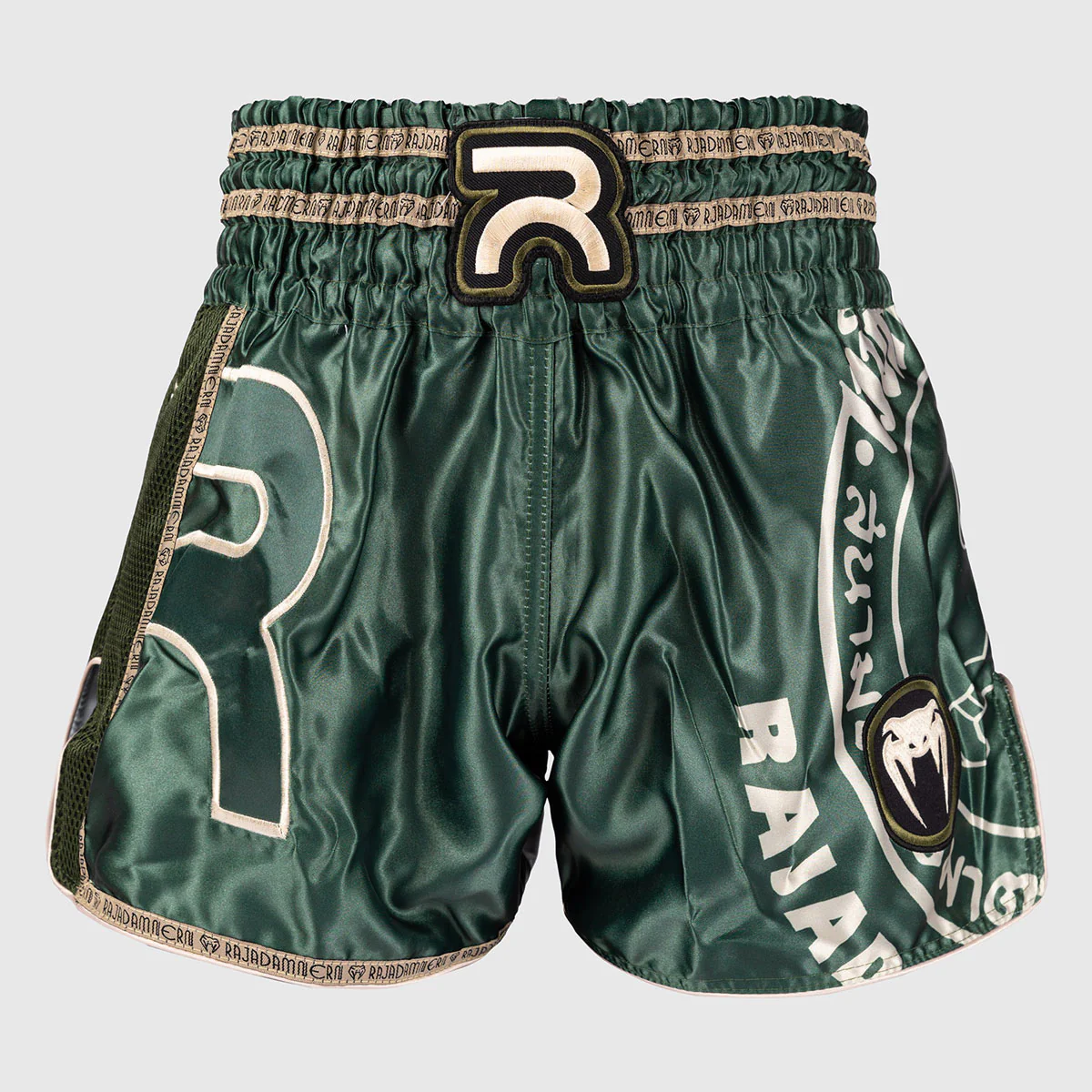 Pantalones cortos kick-tailandés Venum x Rajadamnern Verde