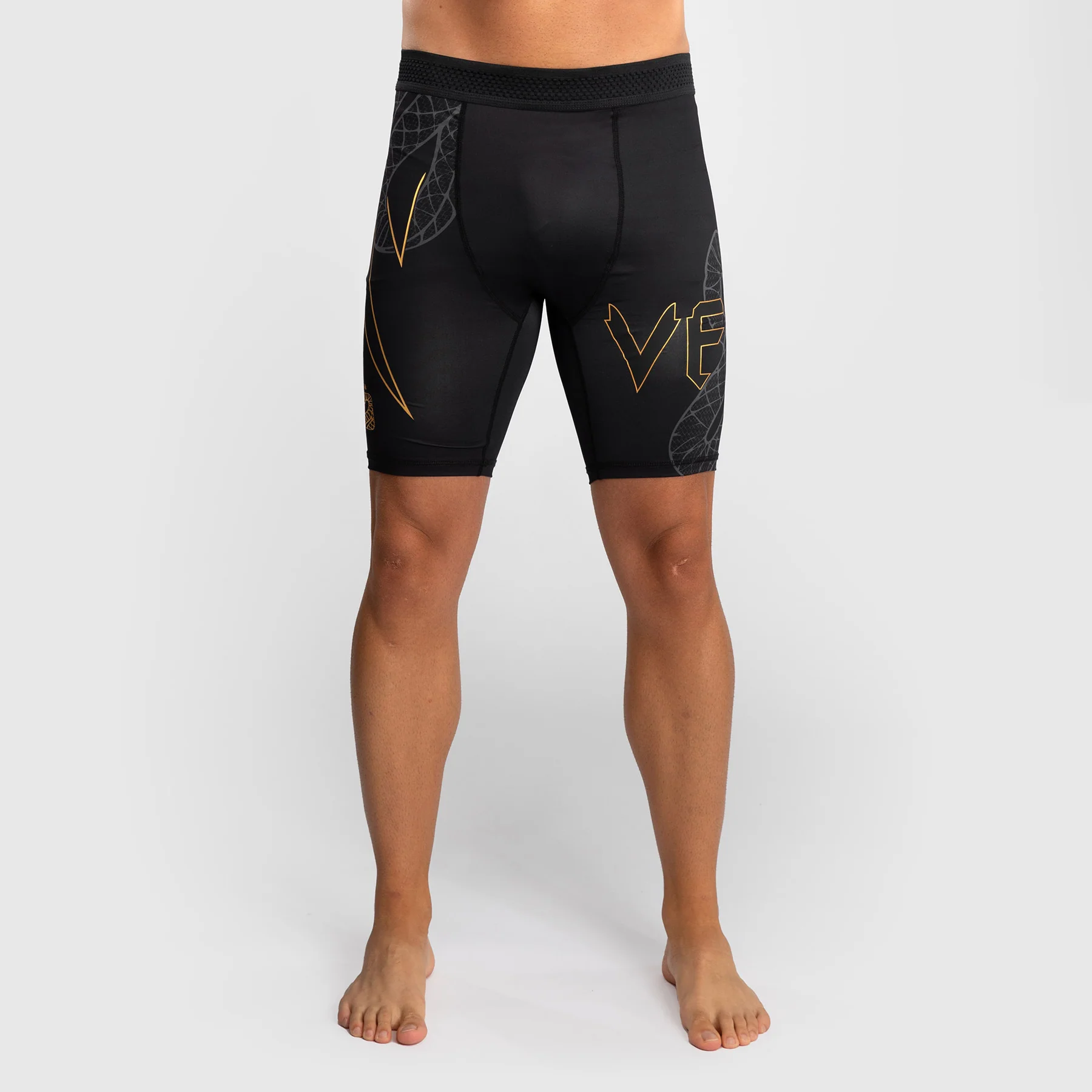 Pantalones cortos a compressione Venum Serpenti Negro