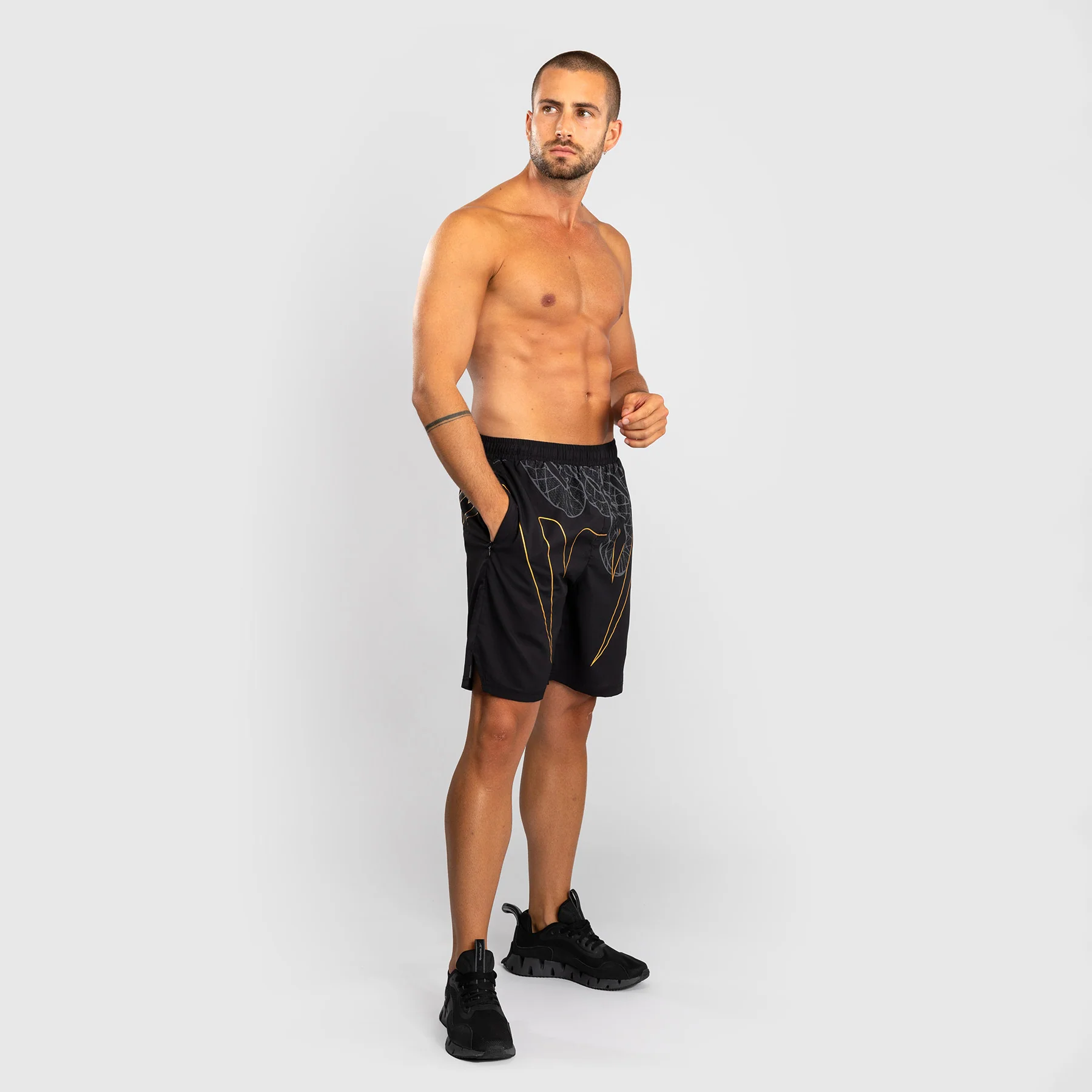 Pantalones cortos de entrenamiento Venum Serpenti Negro - Imagen 6