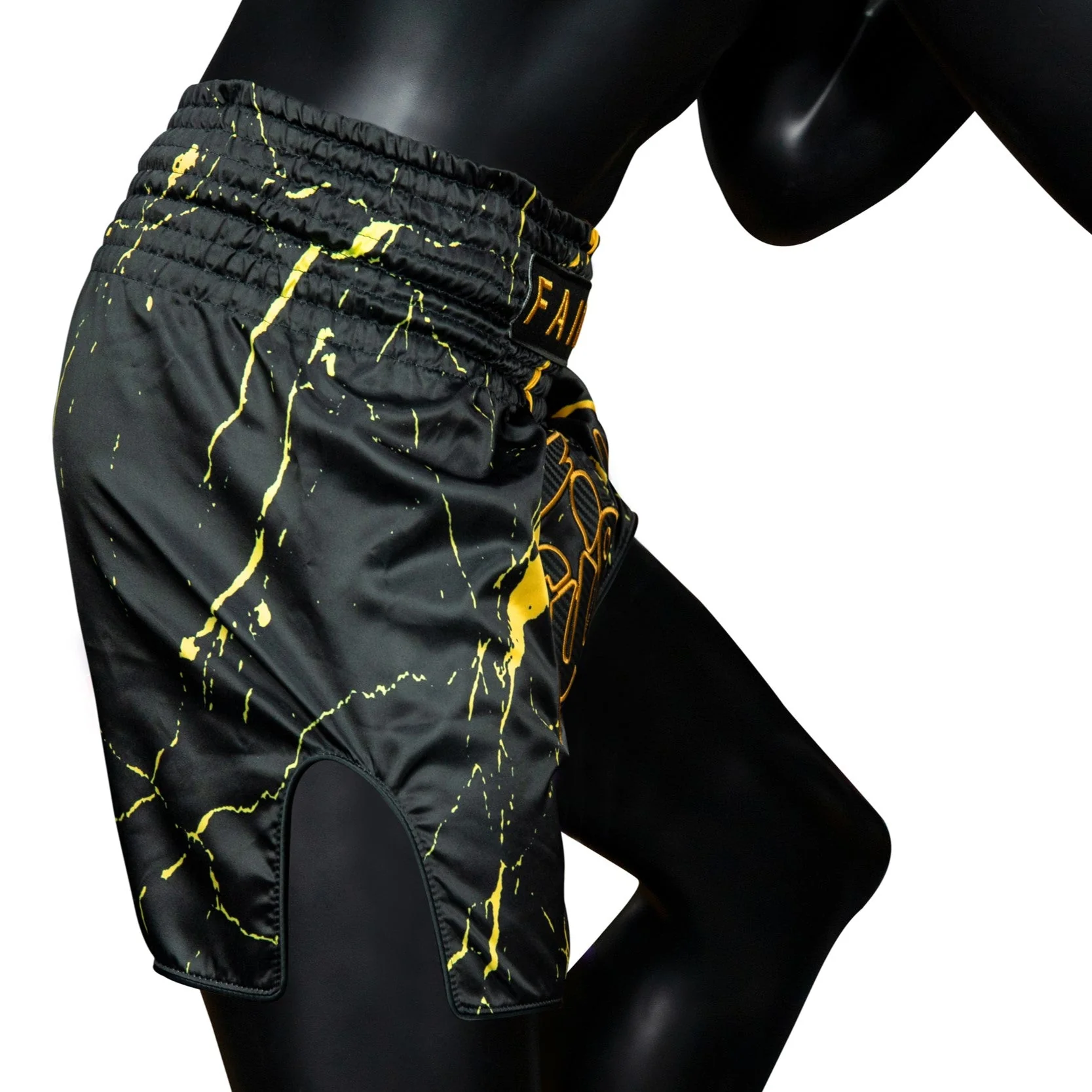 Pantalones kick-thai Fairtex BS1947 Black Marble - Imagen 5