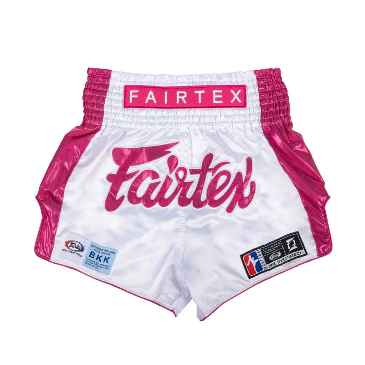 Pantalones cortos kick-thai Fairtex Pink Strike Edición Limitada