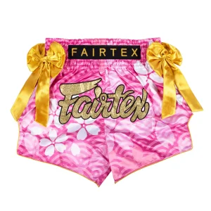 Pantalones cortos kick-thai Fairtex Sakura Edición Limitada