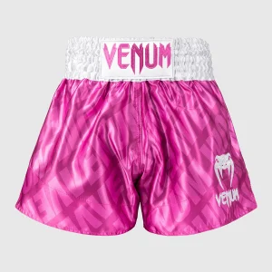 Pantalones cortos kick-thai Venum Contender XT Rosa-blanco