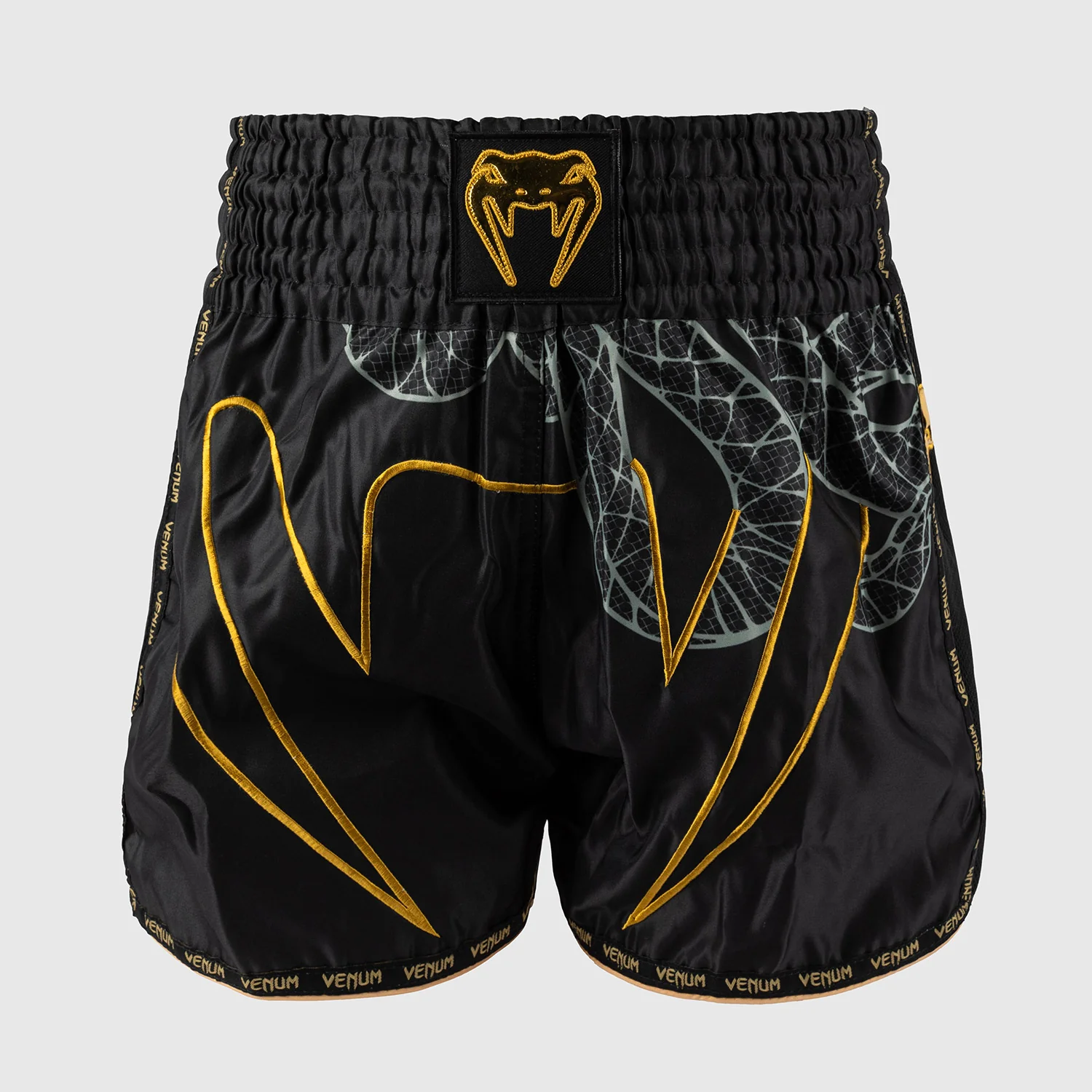 Pantalones cortos kick-thai Venum Serpenti Negro