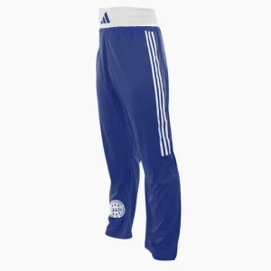 Pantalones Kickboxing WAKO Adidas Azul