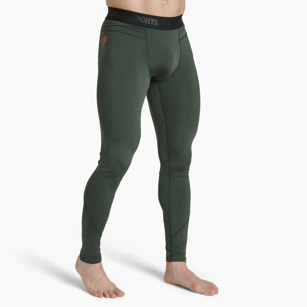 Pantalones a compresión Leone Primal Instinct AB930 Verde