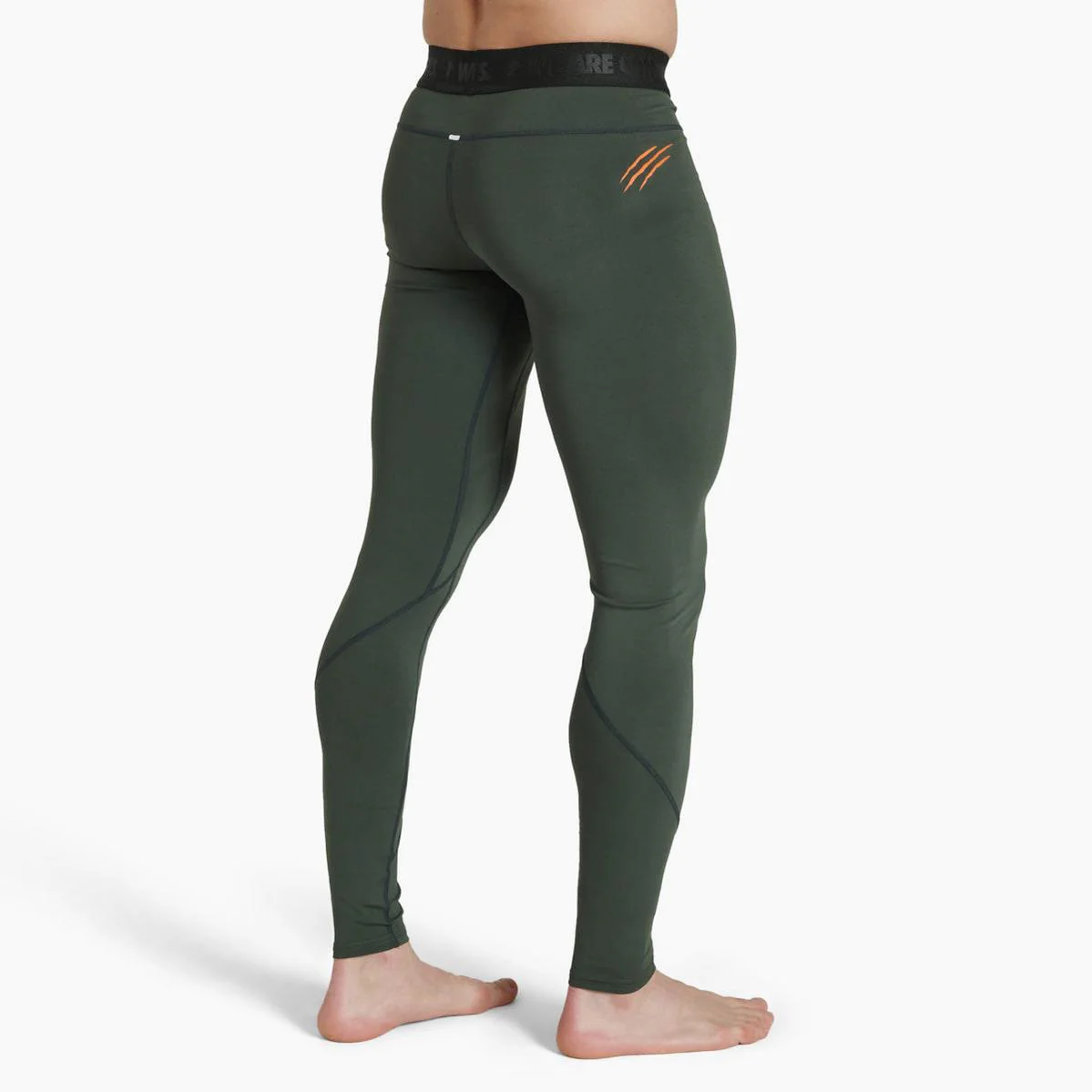 Pantalones a compresión Leone Primal Instinct AB930 Verde - Imagen 3