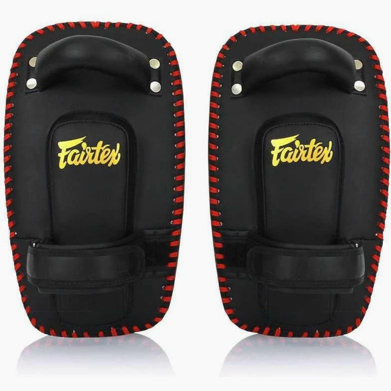 Pao Fairtex Microfibra Curvada Pequeña KPLC6 Negro-oro - Imagen 7