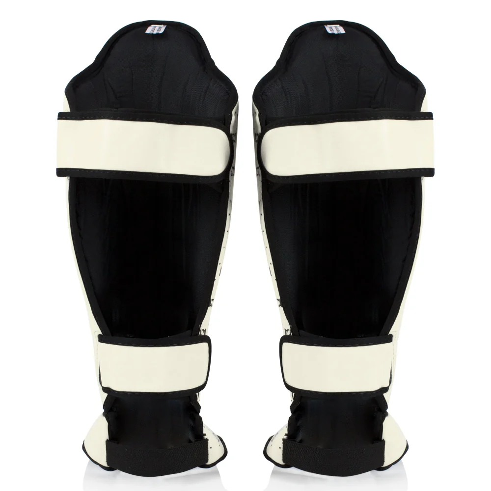 Espinilleras Fairtex Competición SP5 con parapiés Blanco - Imagen 4