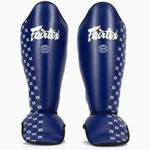 Espinilleras Fairtex Competencia SP5 con parapiés Azul