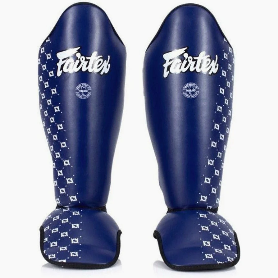 Espinilleras Fairtex Competencia SP5 con parapiés Azul