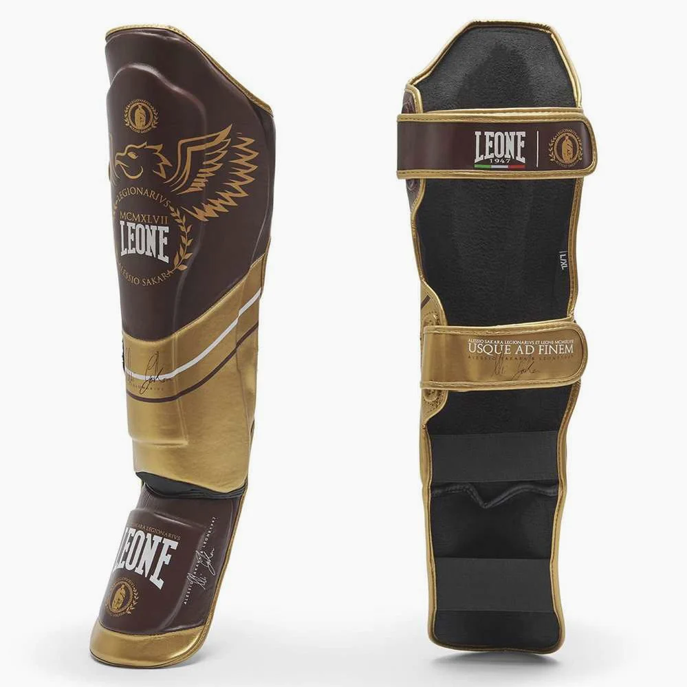 Espinilleras Leone Legionarivs Alessio Sakara PT152 con parapiés