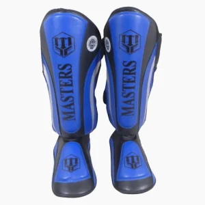 Espinilleras Kickboxing Masters WAKO Azul