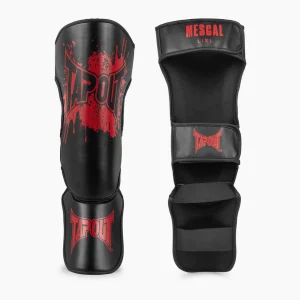 Espinilleras Tapout Mescal Negro-Rojo