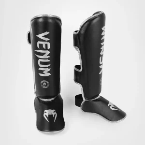 Espinilleras Venum Challenger Negro-plata