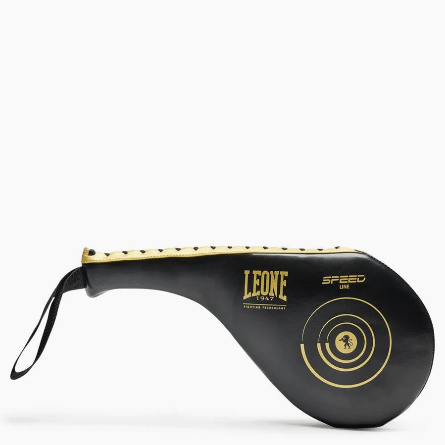Objetivo raqueta para patadas Leone Speed Line GM550 Negro-oro