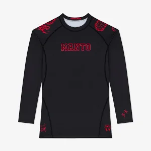 Rashguard Manto Miko mangas largas Negro