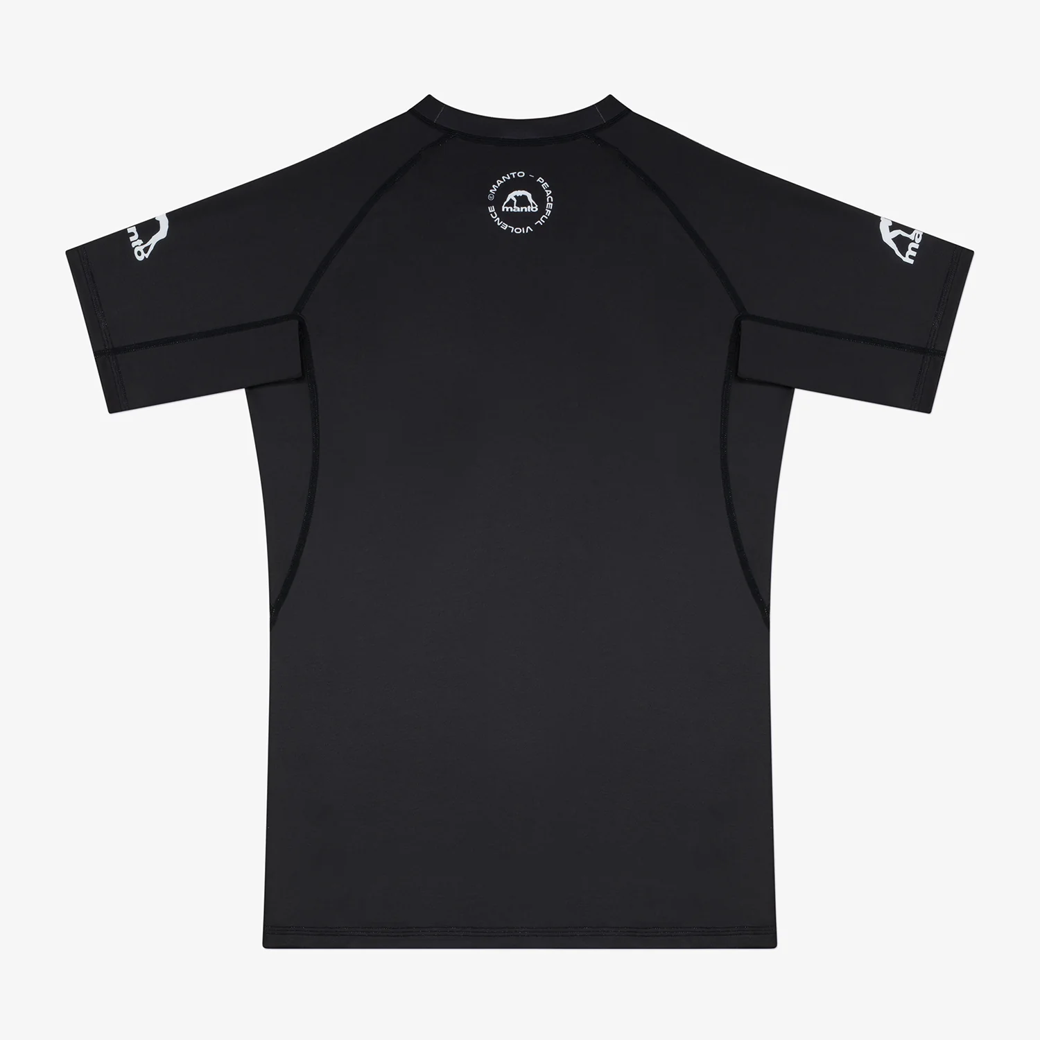 Rashguard Manto Ranked 25 mangas cortas Negro - Imagen 3