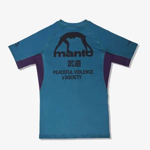Rashguard Manto Society mangas cortas Verde