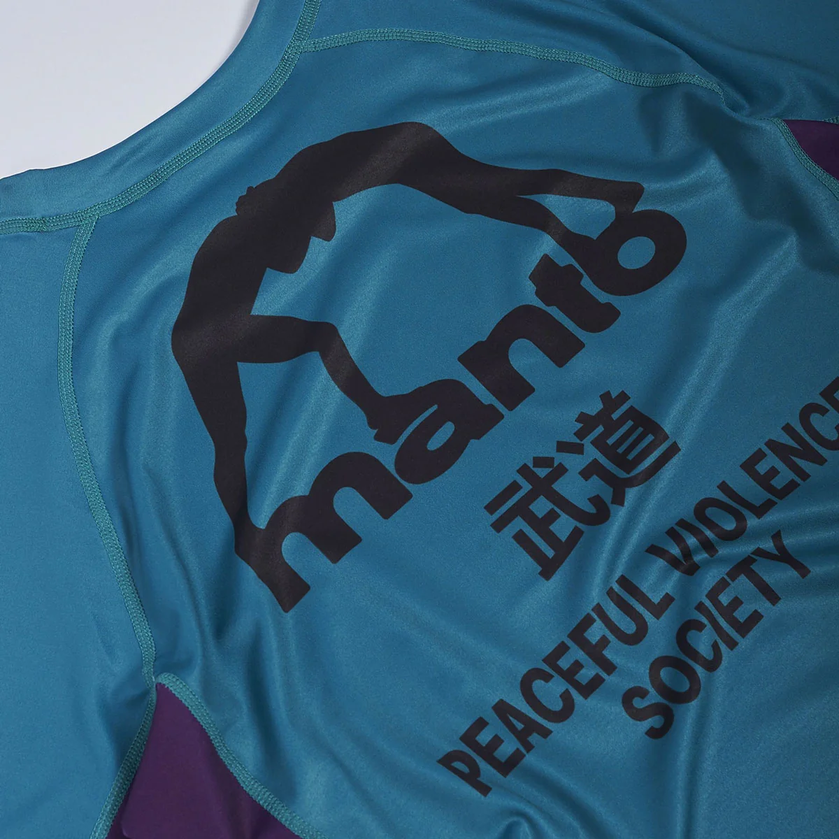 Rashguard Manto Society mangas cortas Verde - Imagen 4