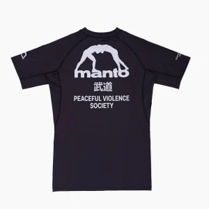 Rashguard Manto Society mangas cortas negro