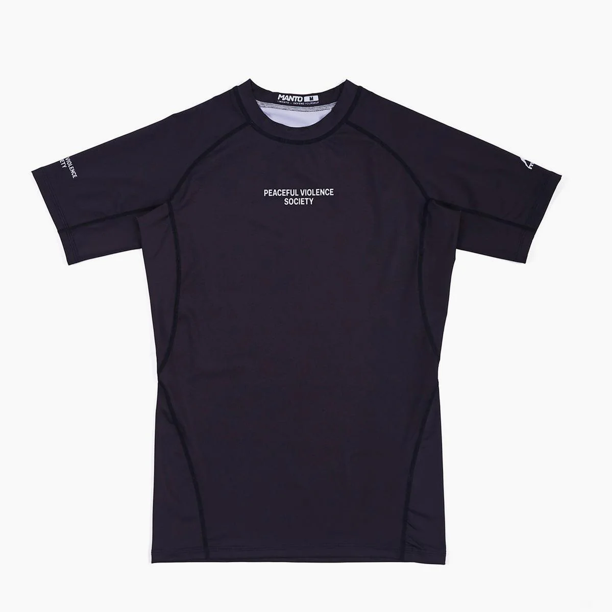 Rashguard Manto Society mangas cortas negro - Imagen 3