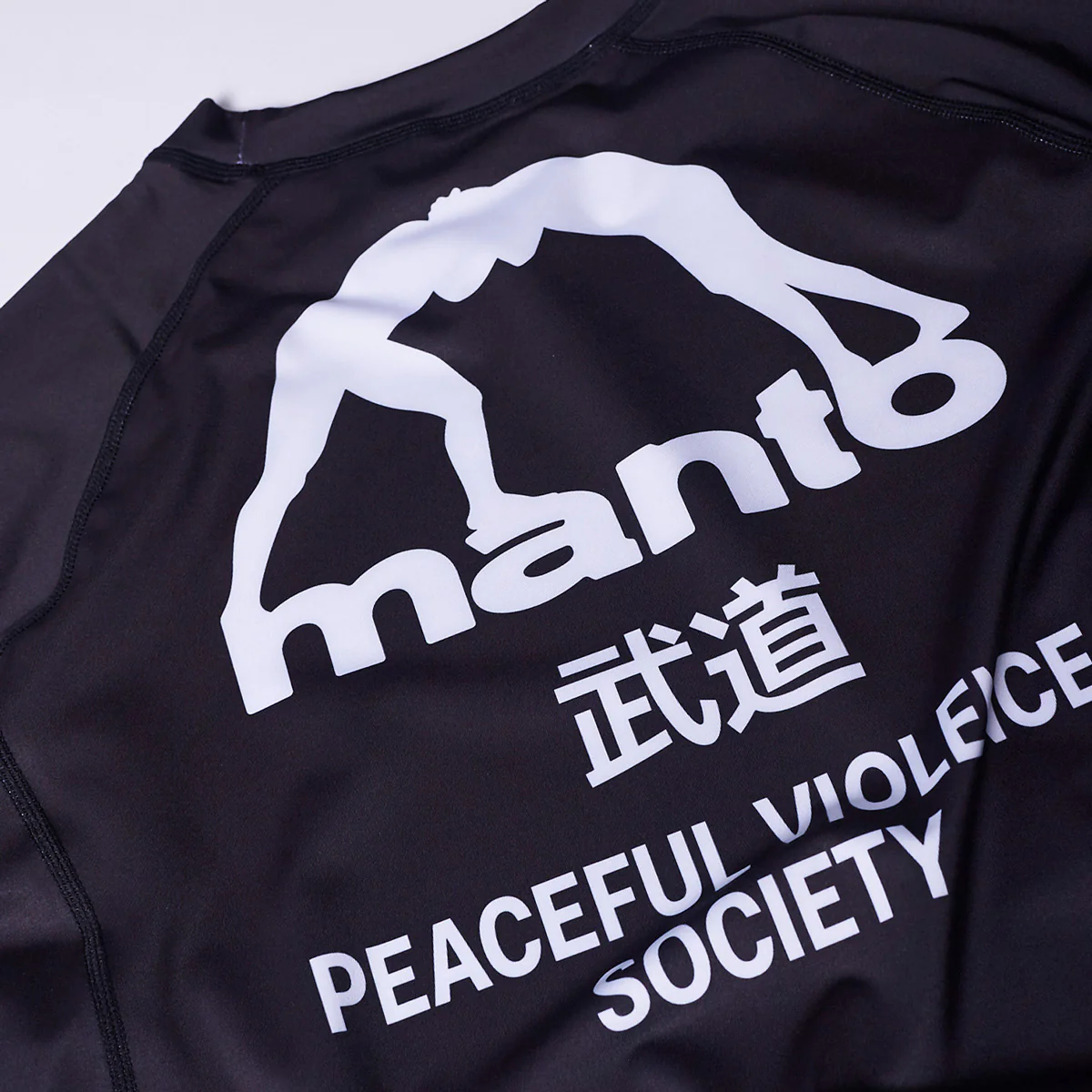 Rashguard Manto Society mangas cortas negro - Imagen 5