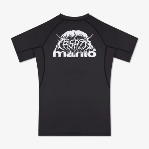 Rashguard Manto Treasure Zone mangas cortas negro