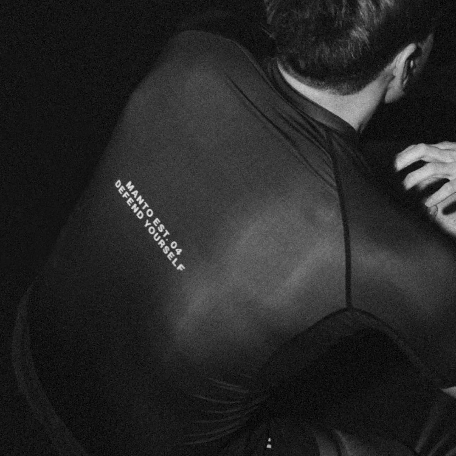 Rashguard Manto Varsity mangas cortas Negro - Imagen 6