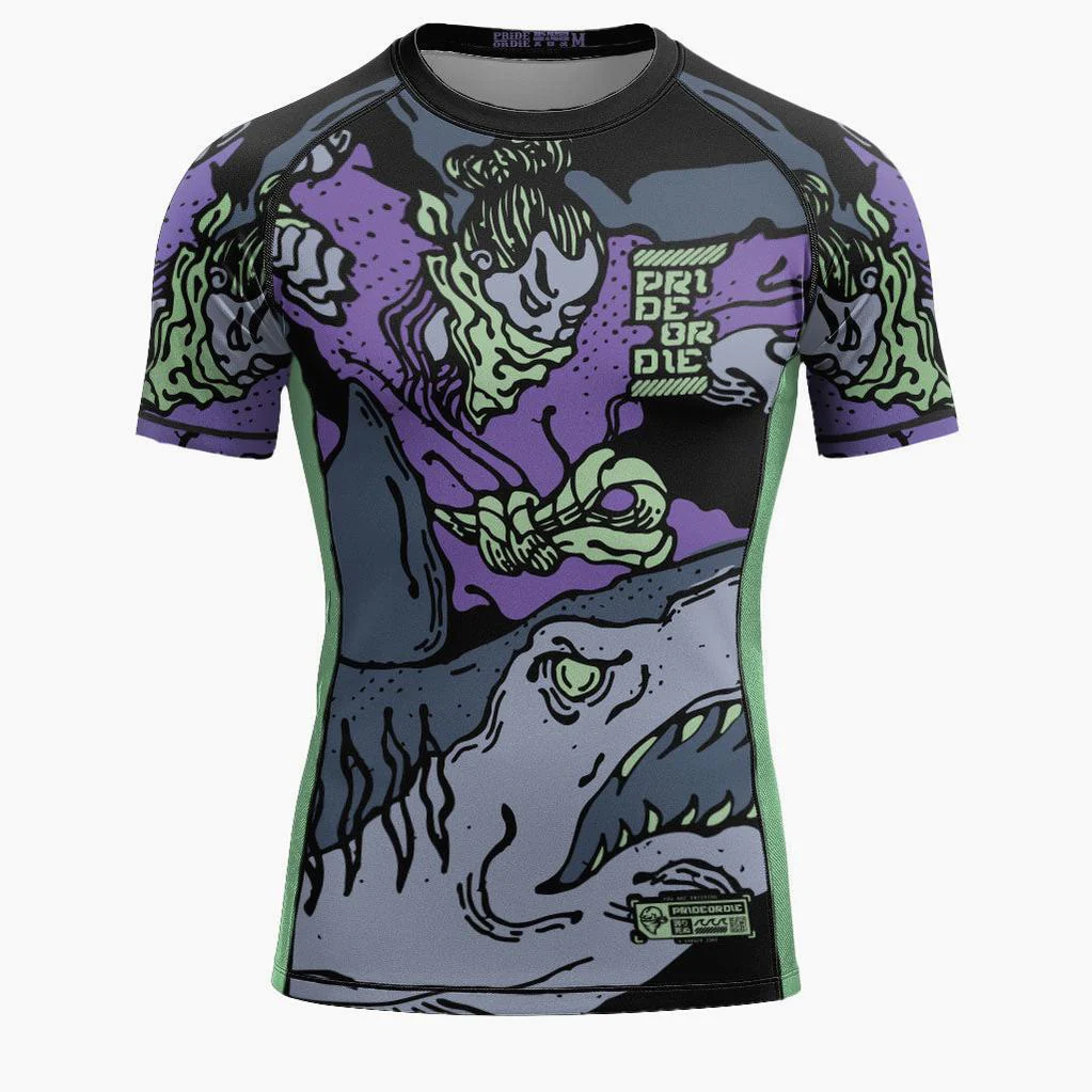 Rashguard Pride or Die Dangerous Water V2 mangas cortas