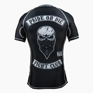 Rashguard Pride or Die Fight Club mangas cortas