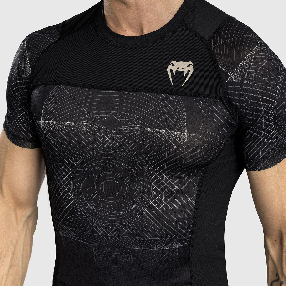 Rashguard Venum G-Fit Air mangas cortas Negro-arena - Imagen 6